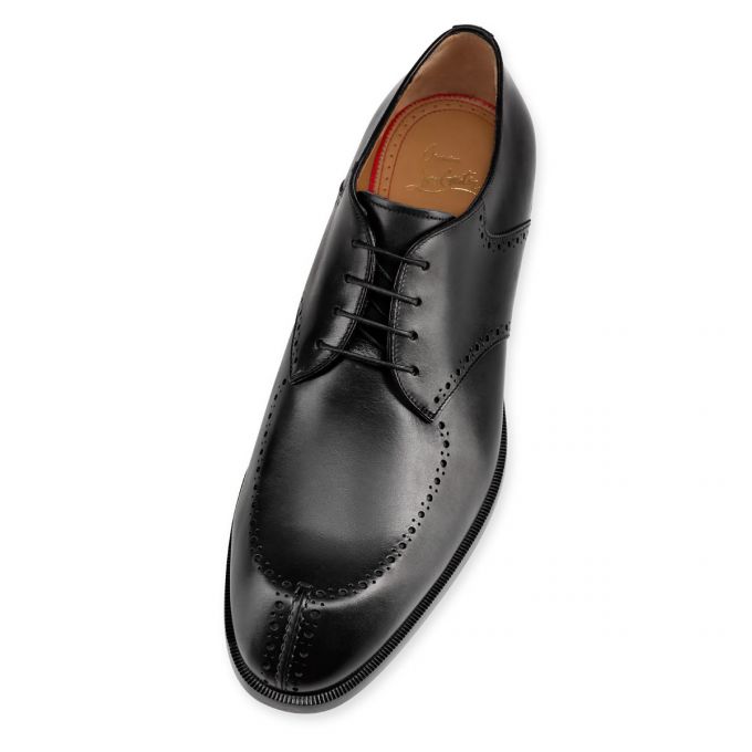 Christian Louboutin A Mon Homme 000 Calf Derby Derby Herre Sort | DK-60710