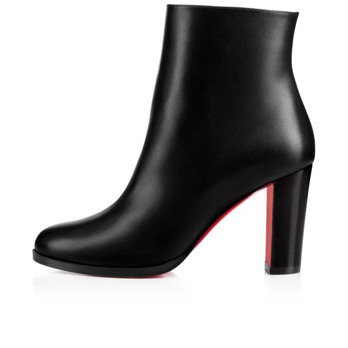 Christian Louboutin Adox 085 85 Lucido Calf Boots Støvler Dame Sort | DK-63449