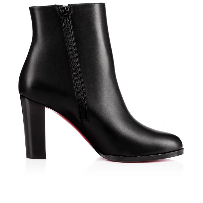 Christian Louboutin Adox 085 85 Lucido Calf Boots Støvler Dame Sort | DK-63449