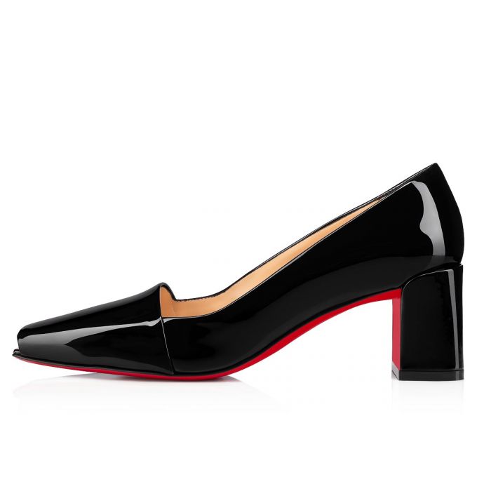 Christian Louboutin Ambretta 55 Lak Pumps Pumps Dame Sort | DK-61397