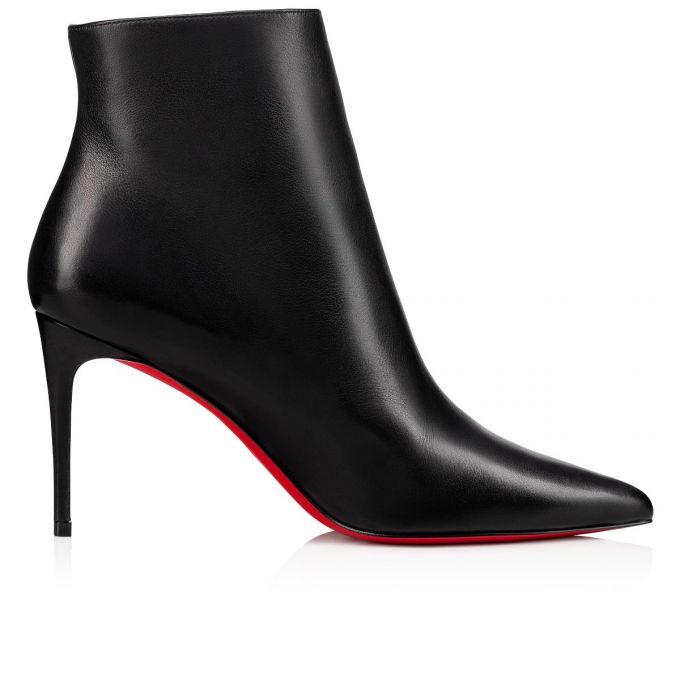 Christian Louboutin Birgikate 85 Calf Boots Støvler Dame Sort | DK-60943