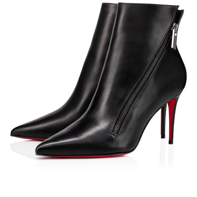 Christian Louboutin Birgikate 85 Calf Boots Støvler Dame Sort | DK-60943