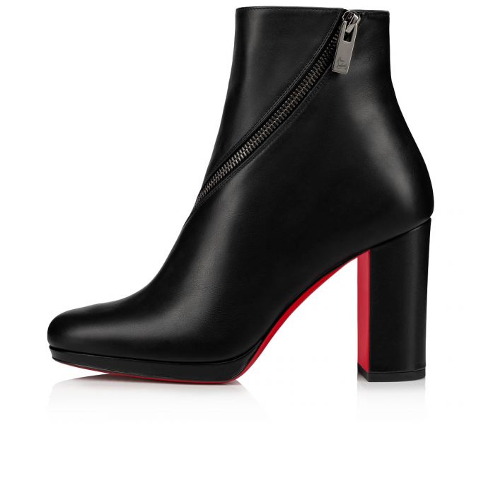 Christian Louboutin Birgitta 100 100 Calf Boots Støvler Dame Sort | DK-02031