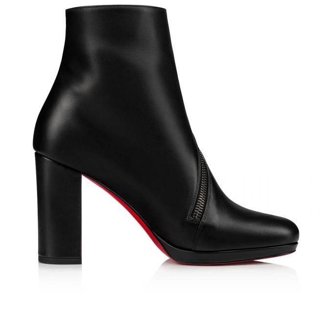 Christian Louboutin Birgitta 100 100 Calf Boots Støvler Dame Sort | DK-02031