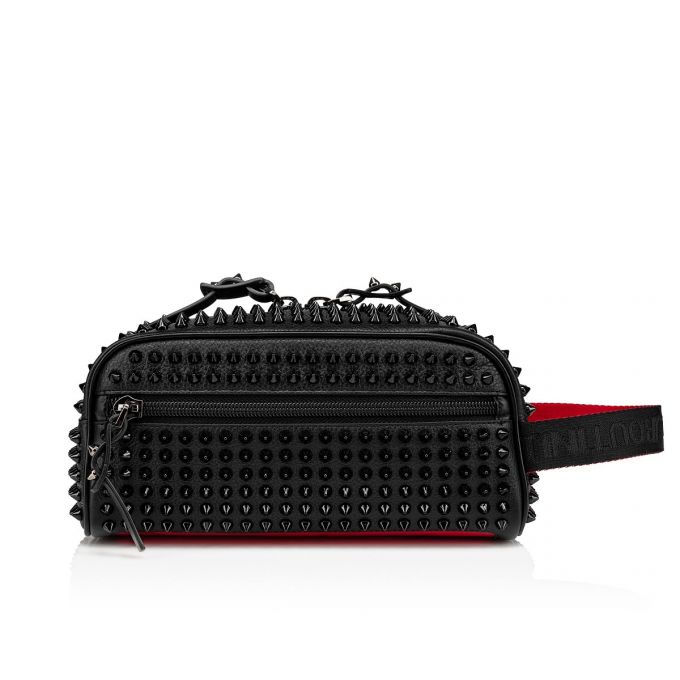 Christian Louboutin Blaster Calf Empire/Spikes/Cl Classic Læder Lifestyle Bags Luggage & Lifestyle Bags Herre Sort | DK-74195