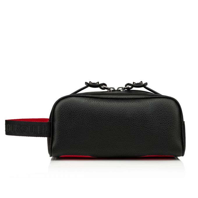 Christian Louboutin Blaster Classic Læder Lifestyle Bags Luggage & Lifestyle Bags Herre Sort | DK-26631