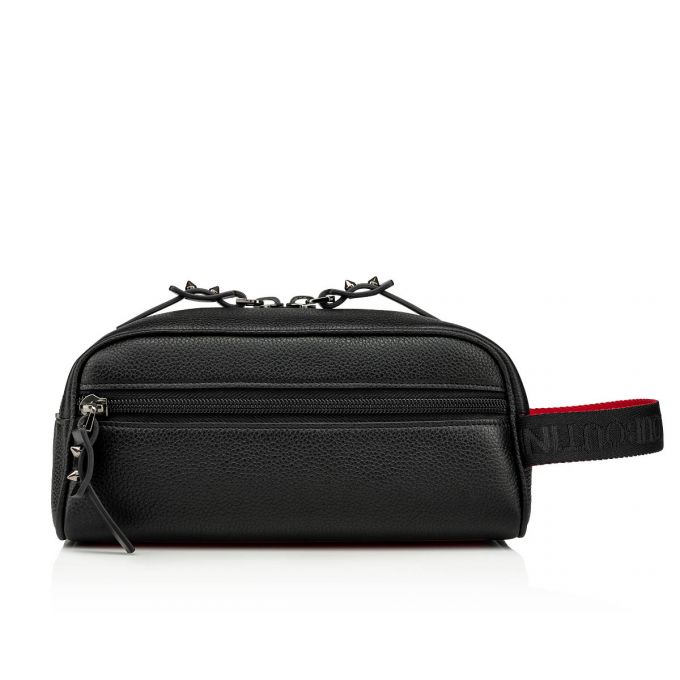 Christian Louboutin Blaster Classic Læder Lifestyle Bags Luggage & Lifestyle Bags Herre Sort | DK-26631