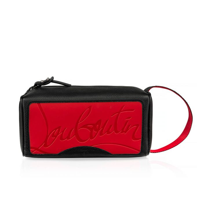 Christian Louboutin Blaster Classic Læder Pouches Pouches Herre Sort | DK-66211