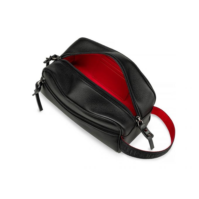 Christian Louboutin Blaster Classic Læder Pouches Pouches Herre Sort | DK-66211