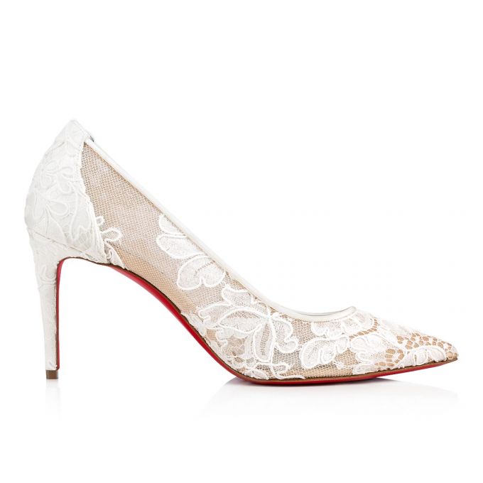 Christian Louboutin Blonder 554 085 85 Version Off Dentelle Pumps Pumps Dame Hvide | DK-38146