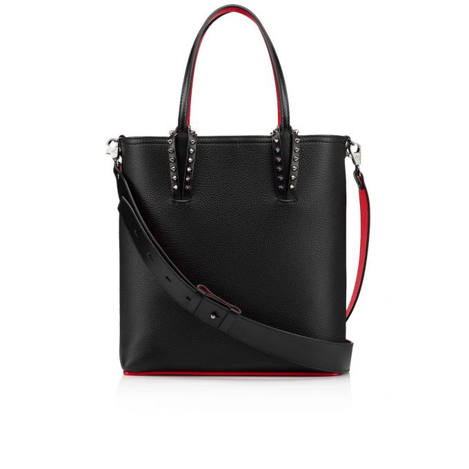 Christian Louboutin Cabata Calf Læder Tote Bags Muleposer Dame Sort | DK-04785