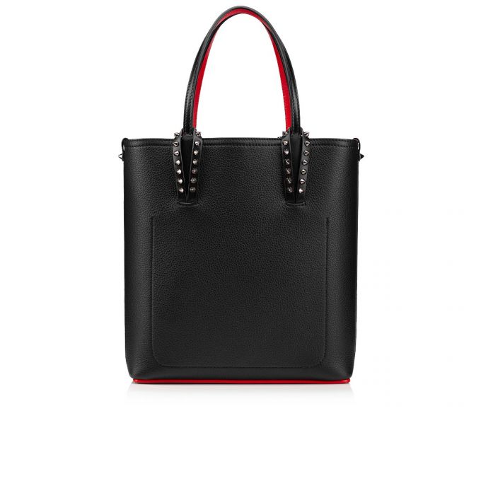 Christian Louboutin Cabata Calf Læder Tote Bags Muleposer Dame Sort | DK-04785