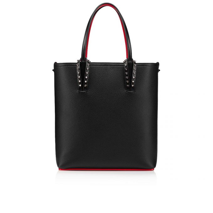 Christian Louboutin Cabata Calf Læder Tote Bags Muleposer Dame Sort | DK-04785