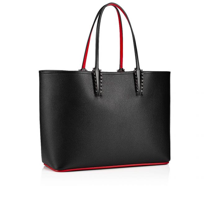 Christian Louboutin Cabata Calf Tote Bags Muleposer Dame Sort | DK-93788