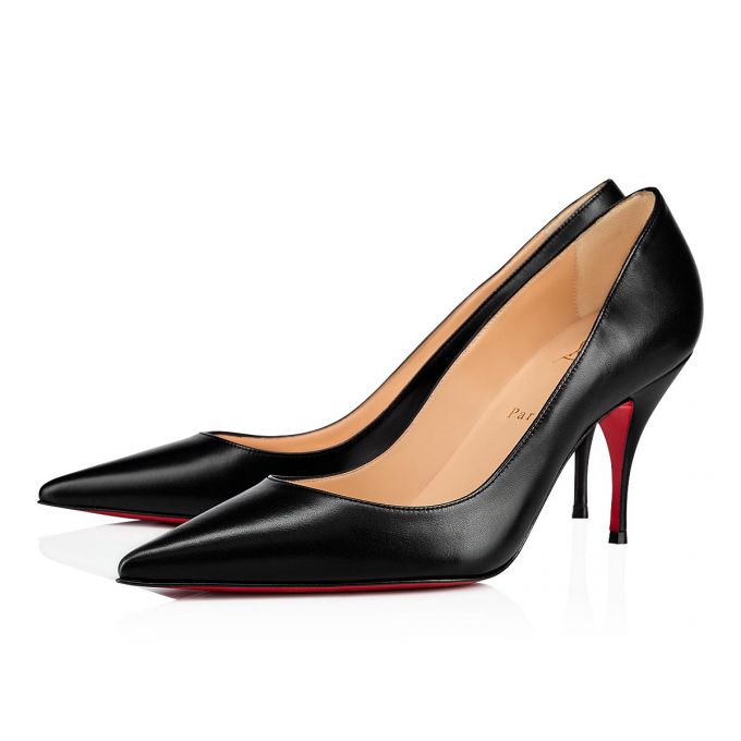 Christian Louboutin Clare 080 80 Nappa Læder Pumps Pumps Dame Sort | DK-11047