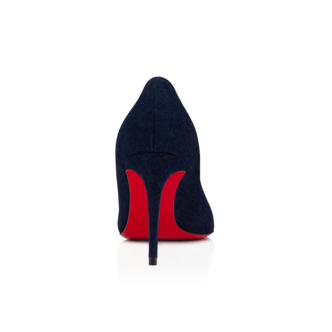 Christian Louboutin Corneille 085 85 Nocturne Veau Velours Pumps Pumps Dame Sort | DK-76726