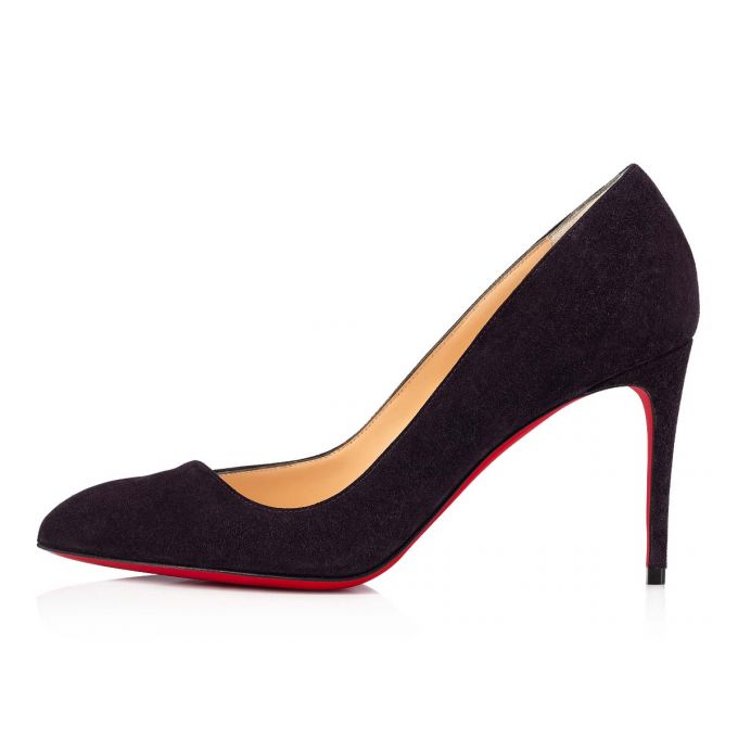 Christian Louboutin Corneille 085 85 Veau Velours Pumps Pumps Dame Blå | DK-80512