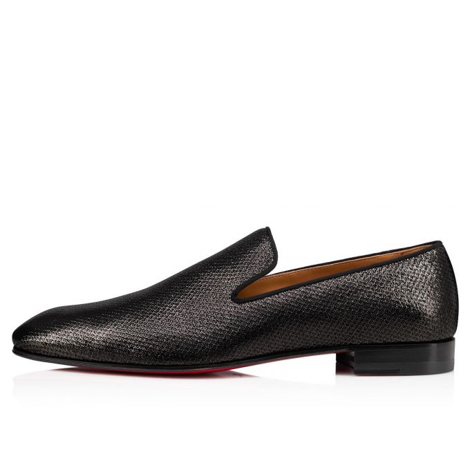 Christian Louboutin Dandelion Creative Fabric Loafer Loafers Herre Sort | DK-49893