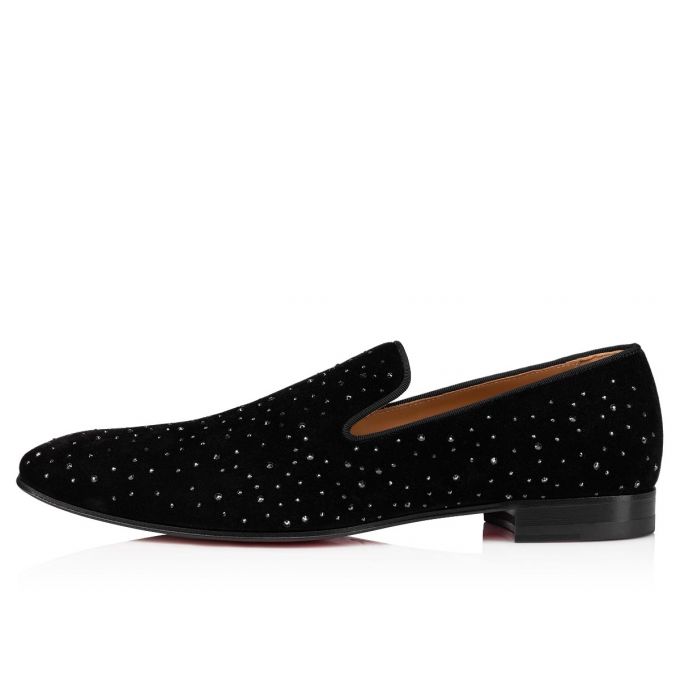 Christian Louboutin Dandelion Creative Læder Loafer Loafers Herre Sort | DK-00436