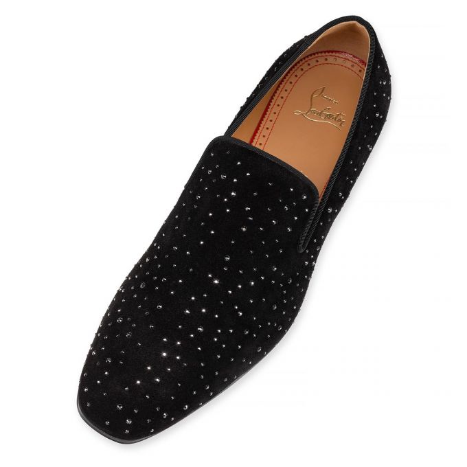 Christian Louboutin Dandelion Creative Læder Loafer Loafers Herre Sort | DK-00436