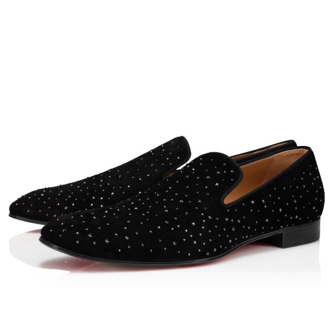 Christian Louboutin Dandelion Creative Læder Loafer Loafers Herre Sort | DK-00436