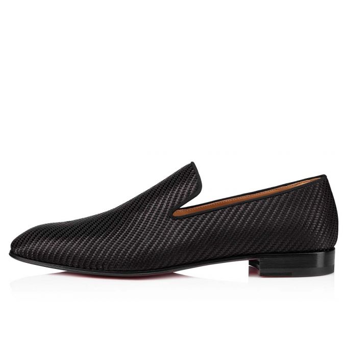 Christian Louboutin Dandelion Fabric Loafer Loafers Herre Sort | DK-85669