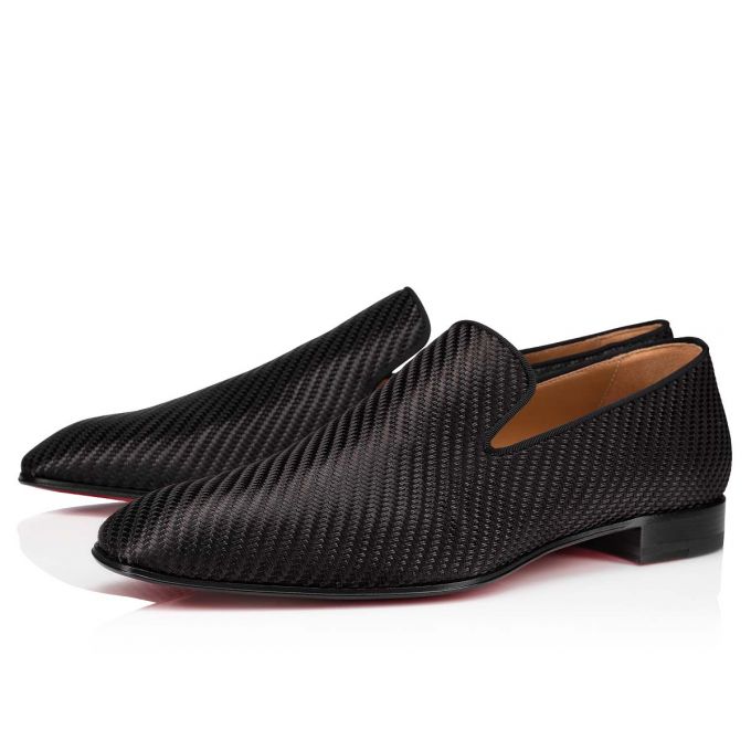 Christian Louboutin Dandelion Fabric Loafer Loafers Herre Sort | DK-85669