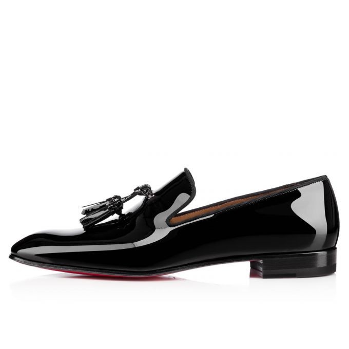 Christian Louboutin Dandelion Tasse 000 Lak Loafer Loafers Herre Sort | DK-61815