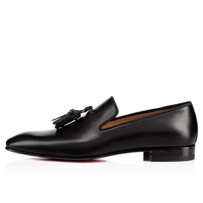 Christian Louboutin Dandelion Tasse 000 Calf Loafer Loafers Herre Sort | DK-89448