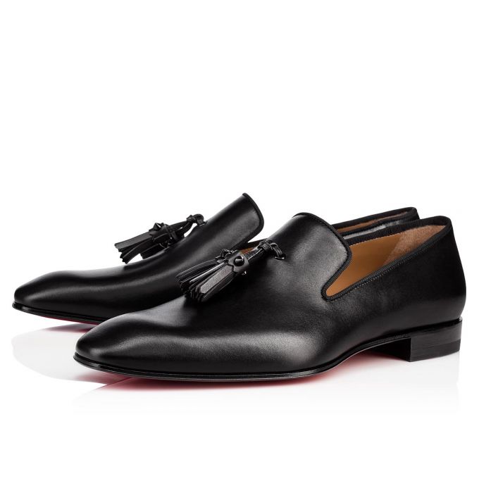 Christian Louboutin Dandelion Tasse 000 Calf Loafer Loafers Herre Sort | DK-89448