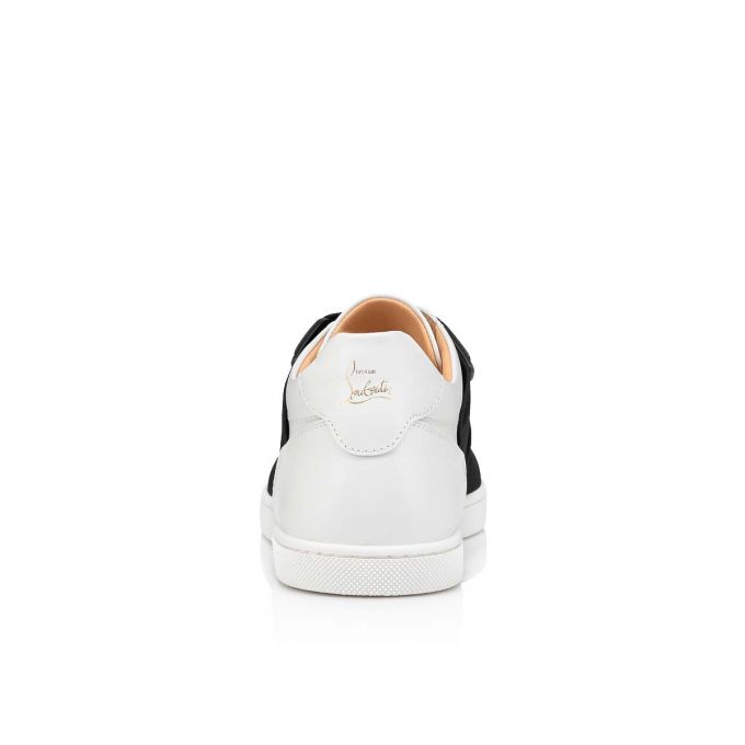 Christian Louboutin Elastikid 000 Calf Sneakers Sneakers Dame Hvide Sort | DK-63933