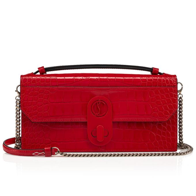 Christian Louboutin Elisa Baguette Creative Læder Mini Bags Belt Bags & Mini Bags Dame Rød | DK-14294