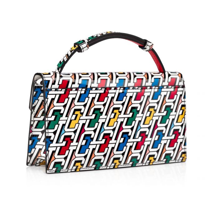 Christian Louboutin Elisa Baguette S Creative Læder Pouches Pouches Dame Flerfarvede Sølv | DK-13778