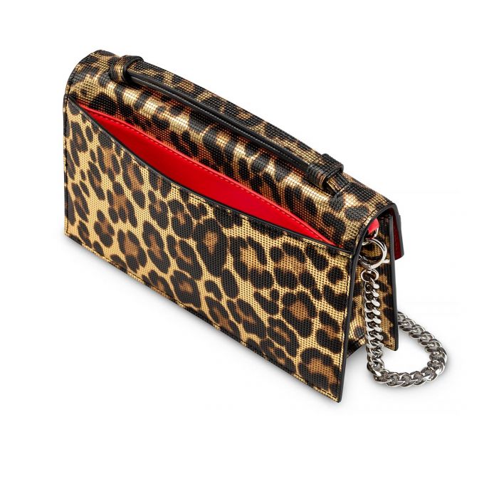 Christian Louboutin Elisa Baguette S Creative Læder Pouches Pouches Dame Guld Sølv | DK-45327