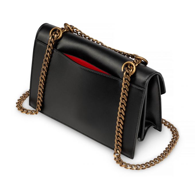 Christian Louboutin Elisa Læder Cross Body Bags Cross Body Bags Dame Sort | DK-86756