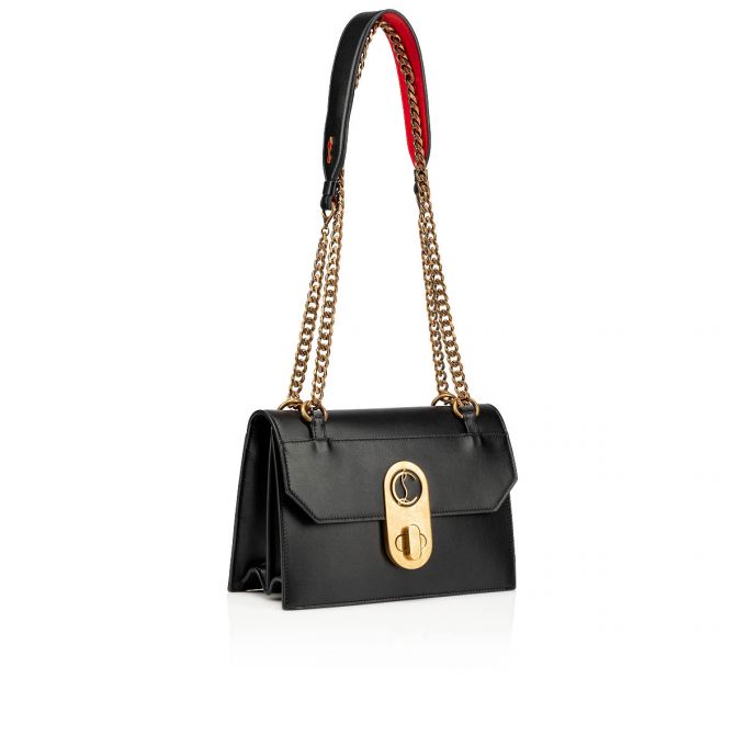 Christian Louboutin Elisa Læder Cross Body Bags Cross Body Bags Dame Sort | DK-86756