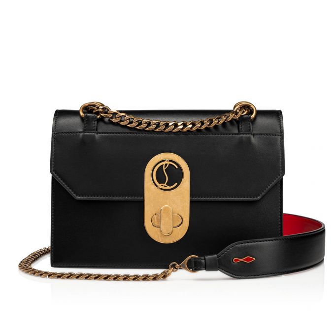 Christian Louboutin Elisa Læder Cross Body Bags Cross Body Bags Dame Sort | DK-86756