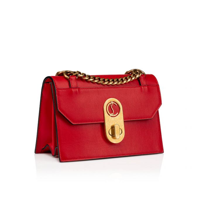 Christian Louboutin Elisa Mini Classic Læder Cross Body Bags Cross Body Bags Dame Rød | DK-21551