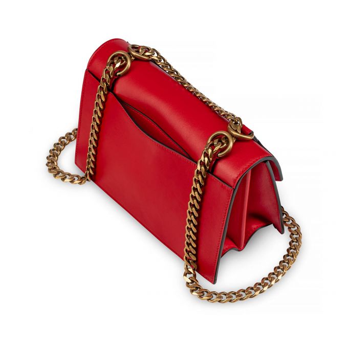 Christian Louboutin Elisa Mini Classic Læder Cross Body Bags Cross Body Bags Dame Rød | DK-21551