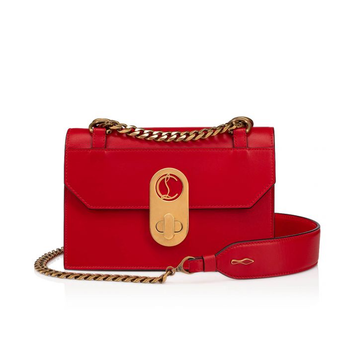 Christian Louboutin Elisa Mini Classic Læder Cross Body Bags Cross Body Bags Dame Rød | DK-21551