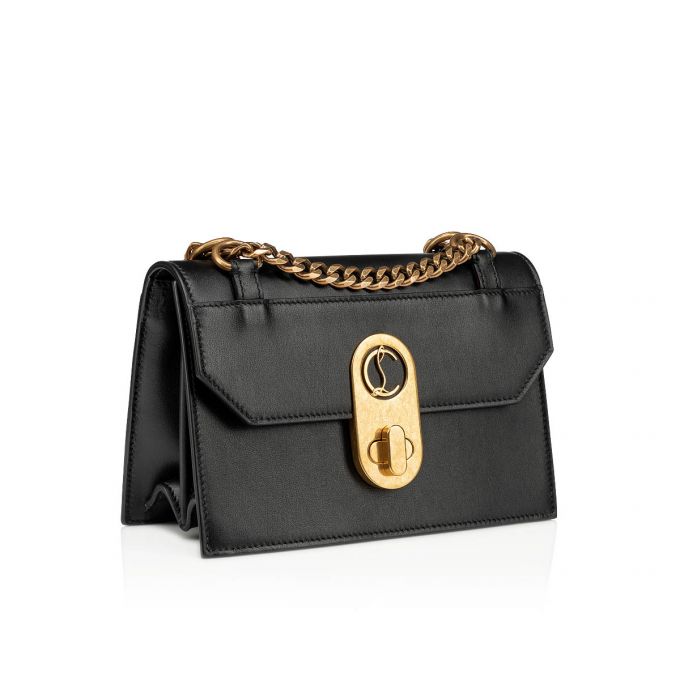 Christian Louboutin Elisa Mini Classic Læder Cross Body Bags Cross Body Bags Dame Sort | DK-71579