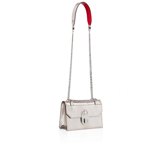 Christian Louboutin Elisa Small Creative Læder Evening Bags Evening Bags Dame Beige | DK-33967