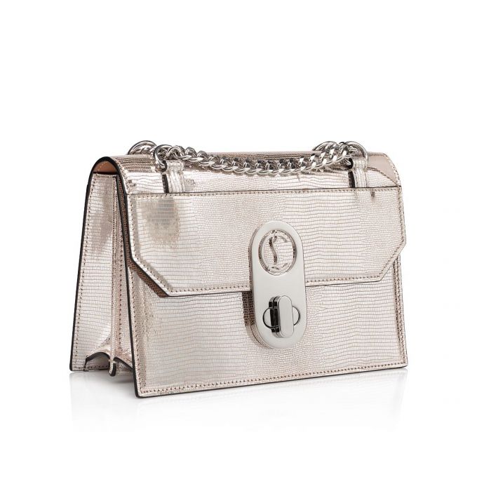 Christian Louboutin Elisa Small Creative Læder Cross Body Bags Cross Body Bags Dame Beige | DK-69296