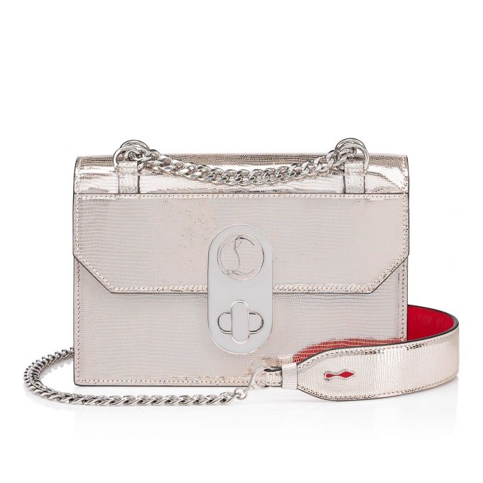 Christian Louboutin Elisa Small Creative Læder Cross Body Bags Cross Body Bags Dame Beige | DK-69296