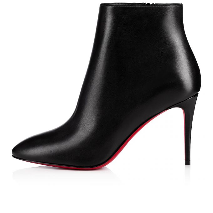 Christian Louboutin Eloise Booty 085 85 Calf Boots Støvler Dame Sort | DK-39813