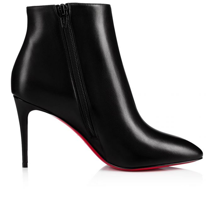 Christian Louboutin Eloise Booty 085 85 Calf Boots Støvler Dame Sort | DK-39813