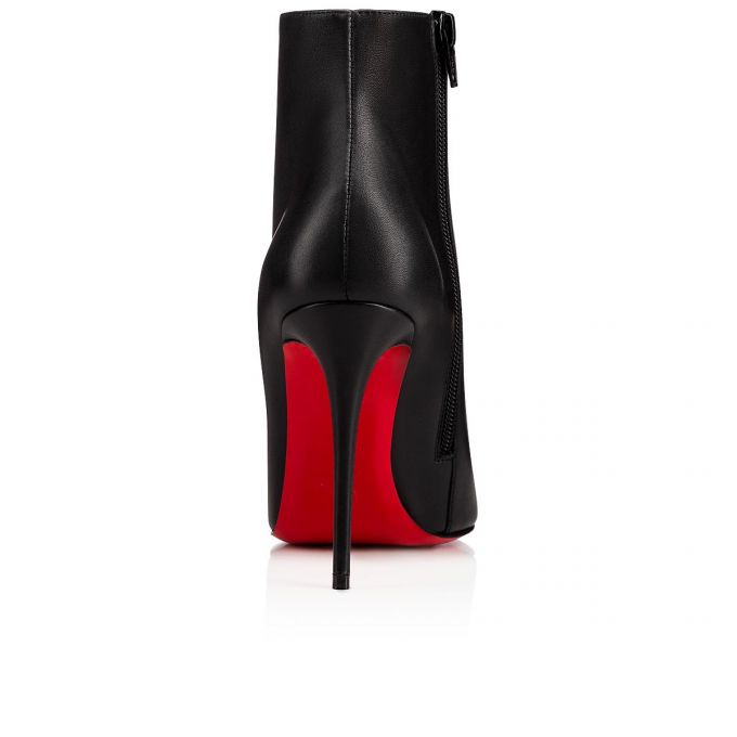 Christian Louboutin Eloise Booty 100 100 Calf Boots Støvler Dame Sort | DK-92181