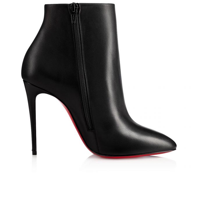 Christian Louboutin Eloise Booty 100 100 Calf Boots Støvler Dame Sort | DK-92181