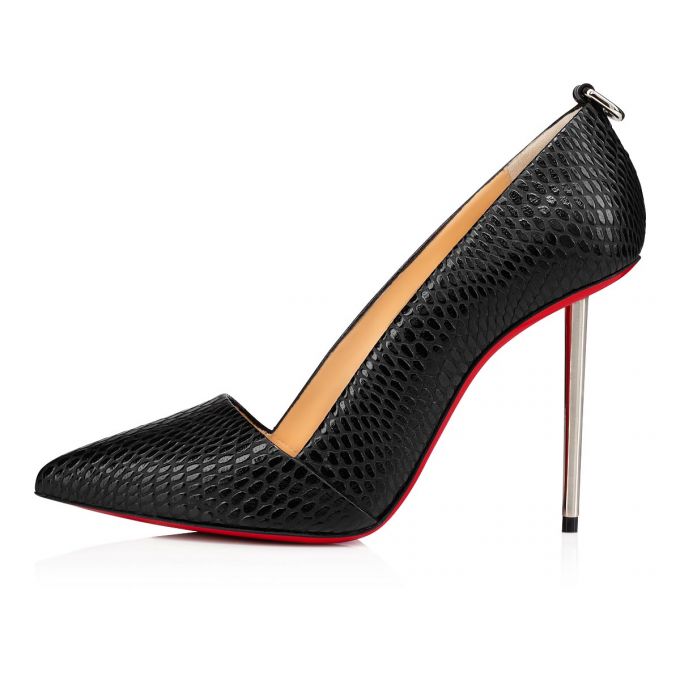 Christian Louboutin Epic Et Pointe 100 Calf Pumps Pumps Dame Sort | DK-10463