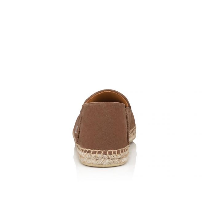 Christian Louboutin Espadon Calf Espadrilles Espadrilles & Sandals Herre Brune | DK-93778